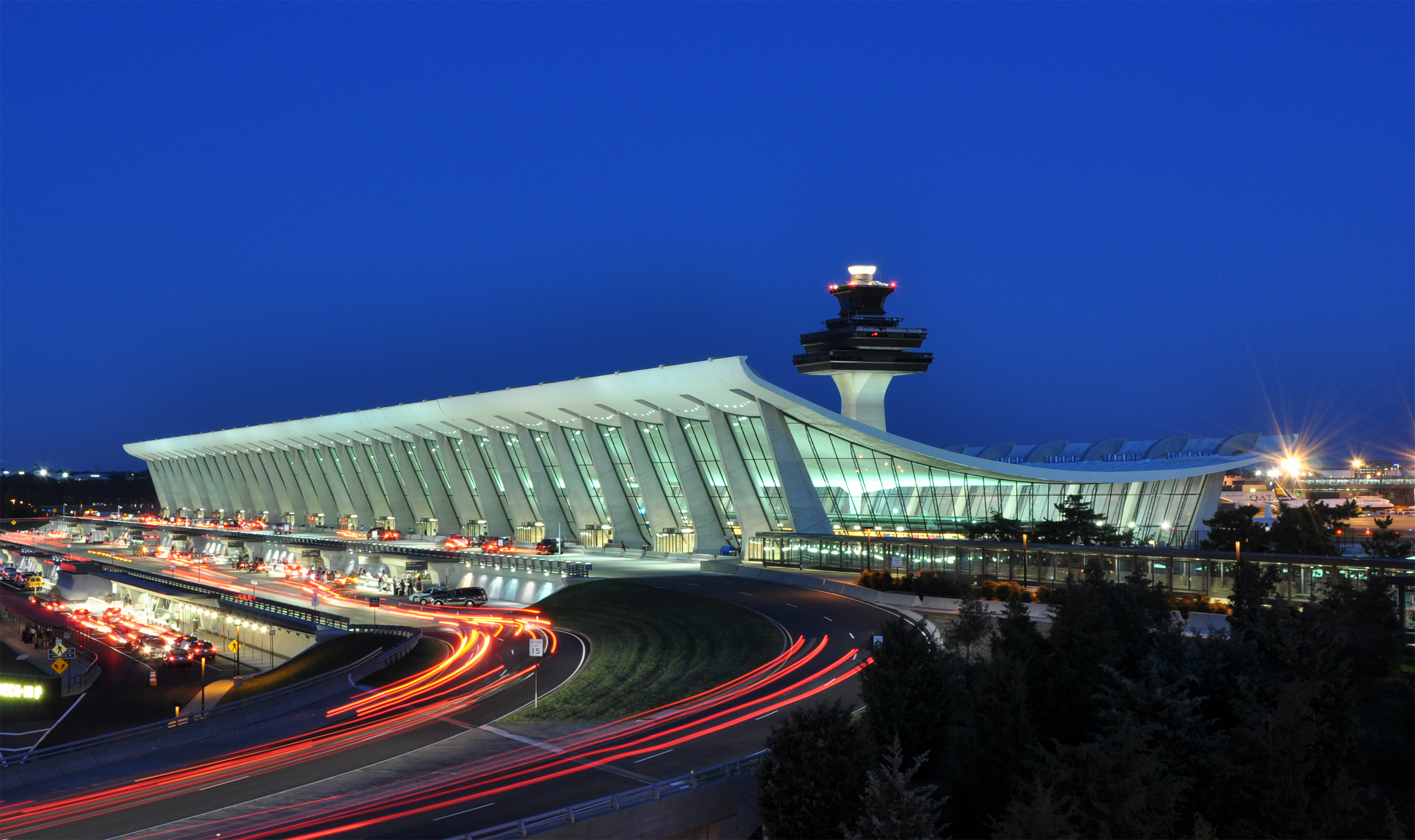 Jet privé sur le tarmac de l'aéroport Washington Dulles KIAD
