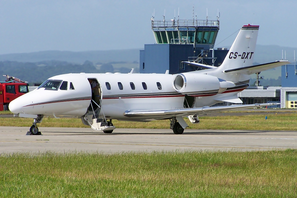 Image du Citation XLS, symbole du confort et de la rapidité en aviation privée.