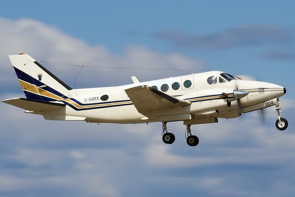 Image du King Air 100, symbole du confort et de la rapidité en aviation privée.
