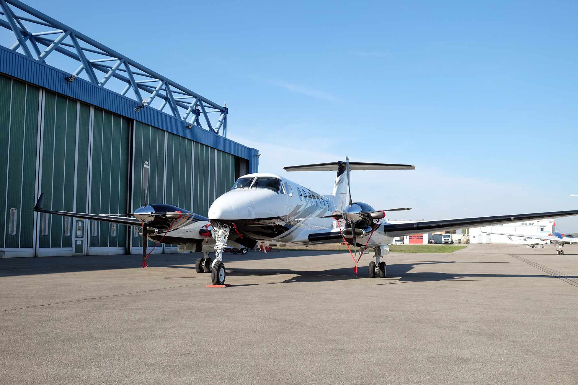 Image du King Air 360, symbole du confort et de la rapidité en aviation privée.
